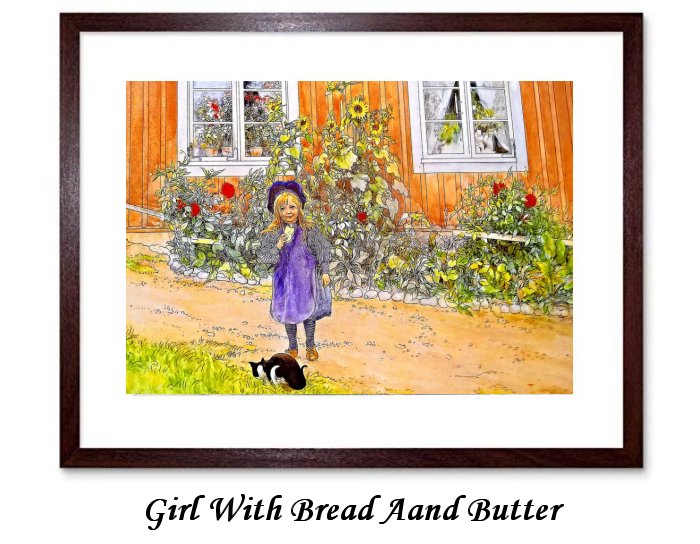 Girl With Bread And Butter